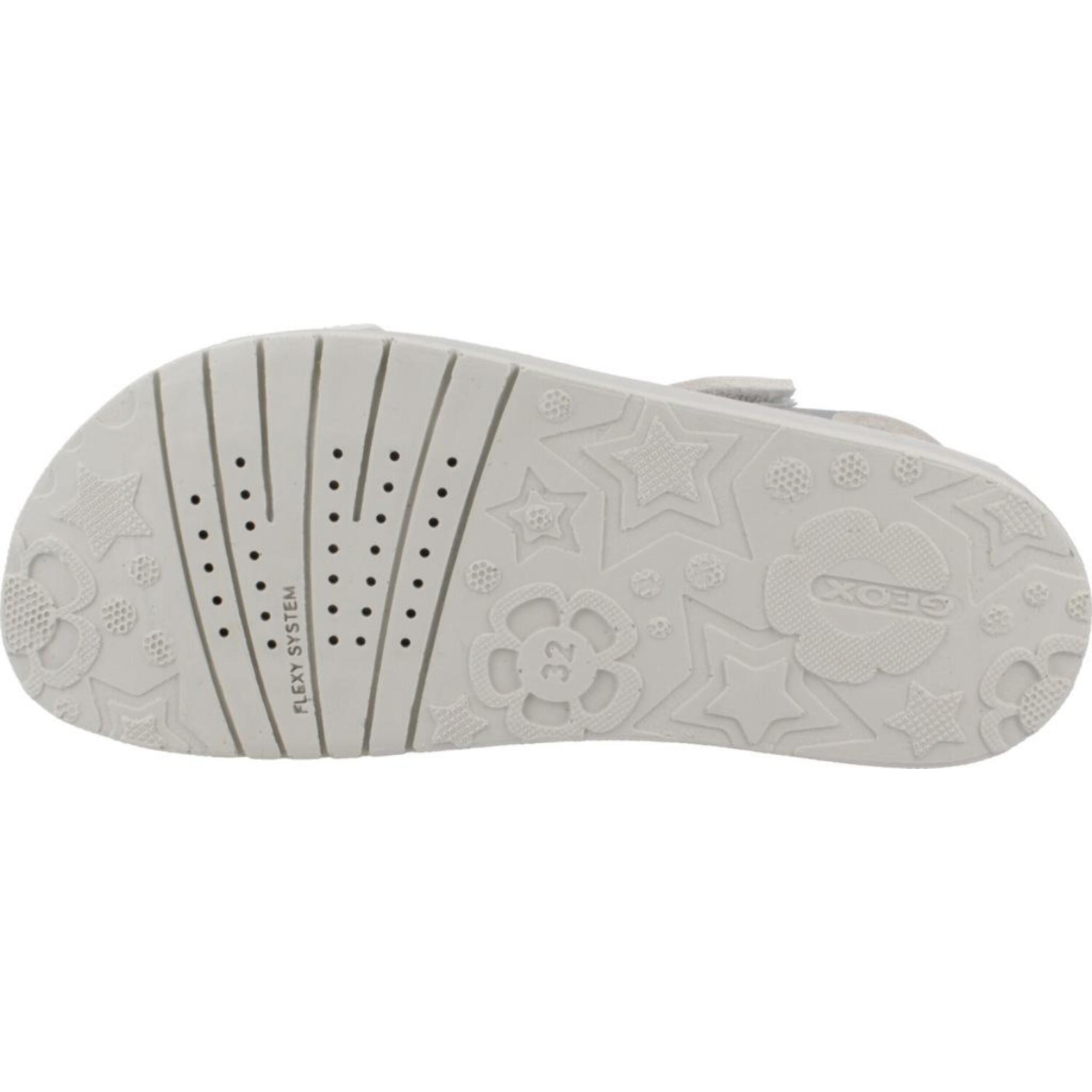 Sandalias Niña de la marca GEOX  modelo J SANDAL COSTAREI GI PLATA