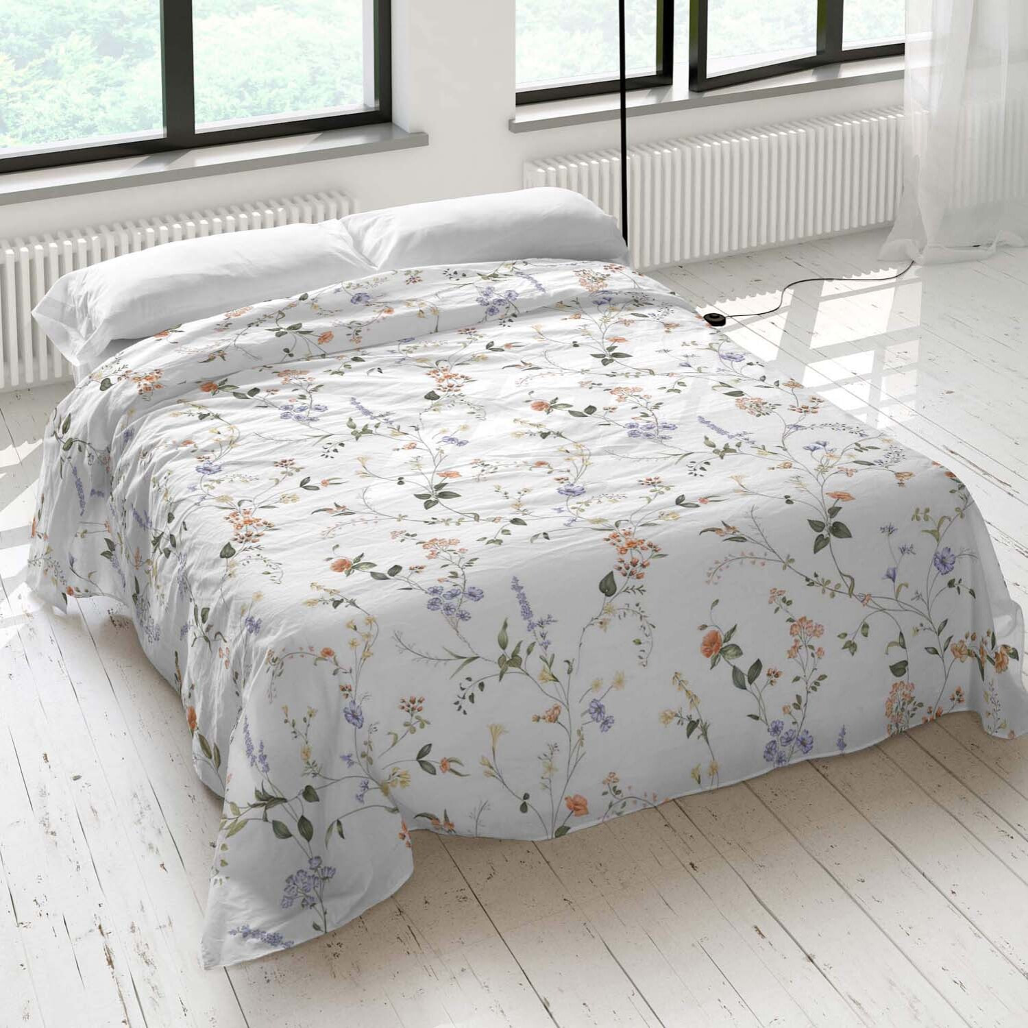 Naturals - Juego de Sábanas Estampadas - Incluye 1 o 2 Fundas de Almohada + 1 Sábana Bajera - 100% Algodón - Beltane