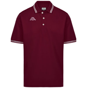 Polo Shirts Kappa Uomo Logo Maltax 5 Mss Rosso