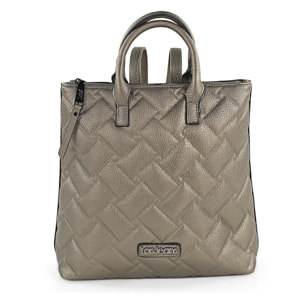 Bolso Mochila Mujer Lois Dewey Plata Oscuro