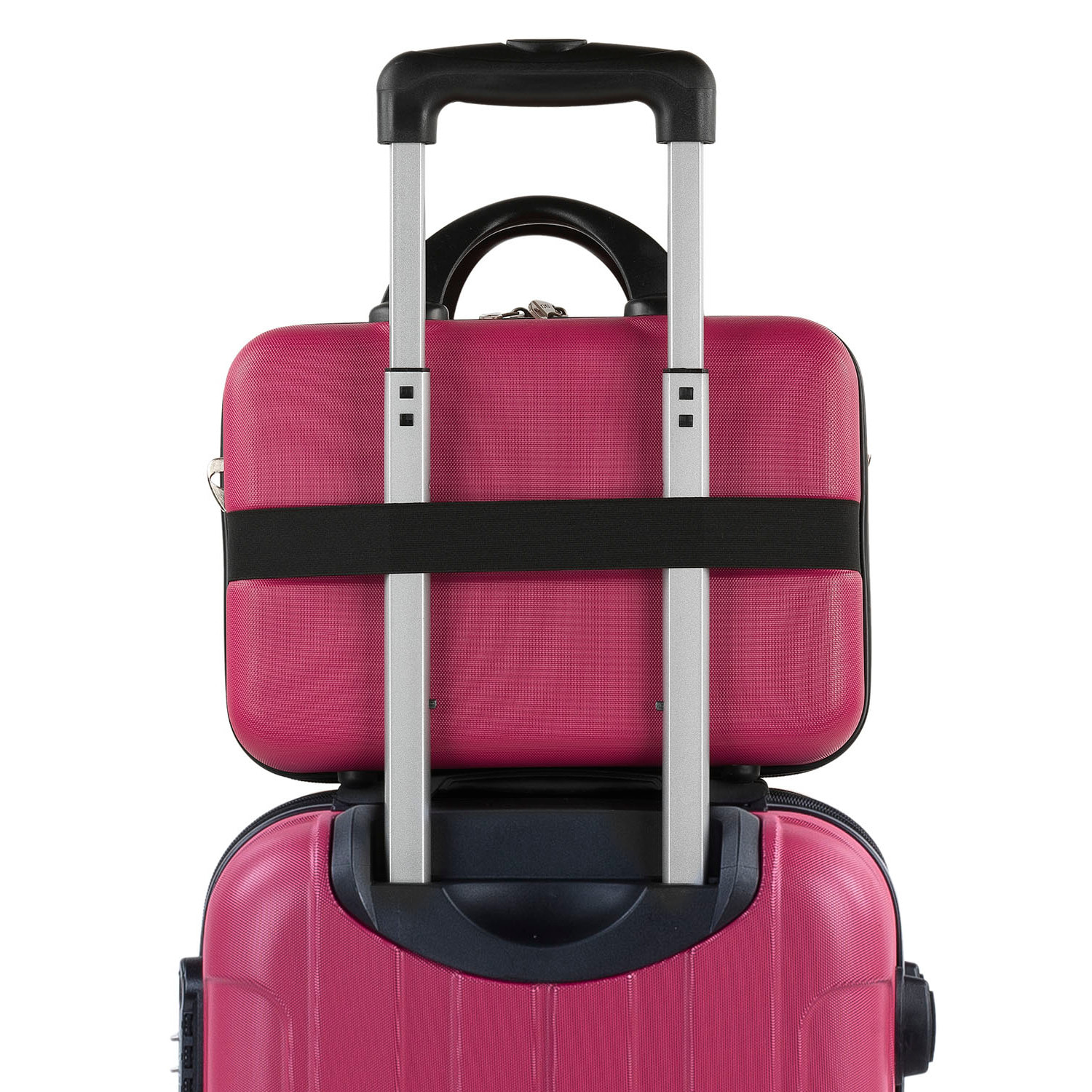 Juego De Maletas Rígidas Abs Itaca Havel Fresa