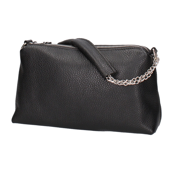 Borsa a spalla da donna In Vera pelle Made in Italy 26x14x9 cm