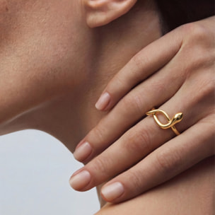 Anillo Serphentia acabado oro amarillo 18k