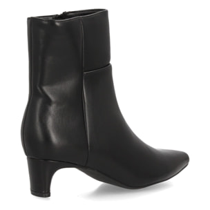 Botines elegantes de tacón bajo femenino