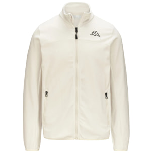 Kappa - Felpe Uomo Bianco - LOGO WIND