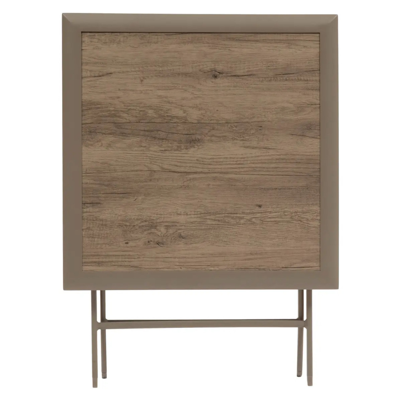 Table de jardin 2 places Azua pliable café 71x71cm