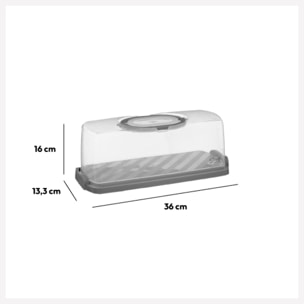 Boîte à cake 33x16cm Plastique