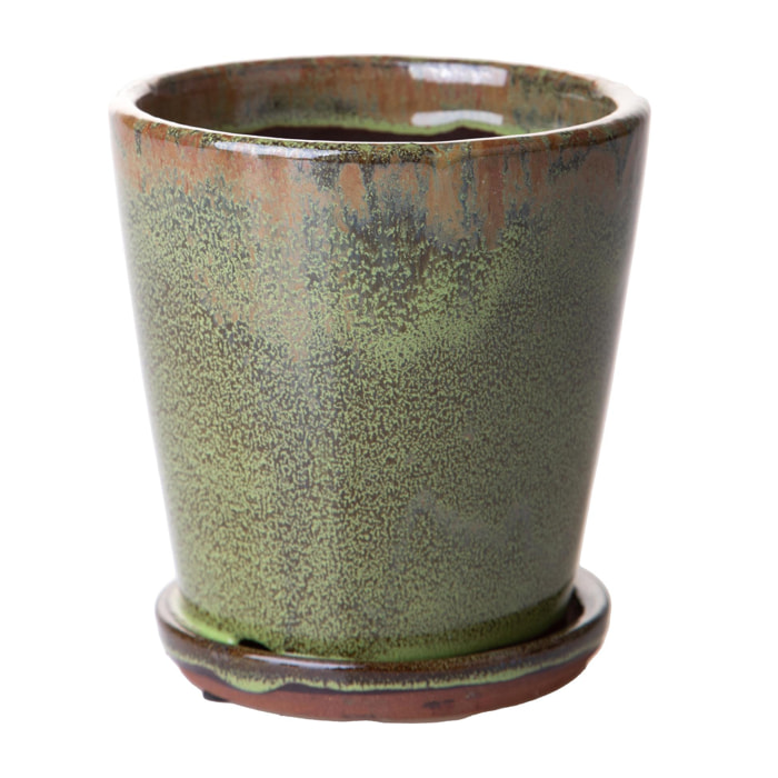 Vaso D14X14Cm Orchidea - Pezzi 3 - 14X14X14cm - Colore: Giallo - Bianchi Dino - Decori Casa E Complementi