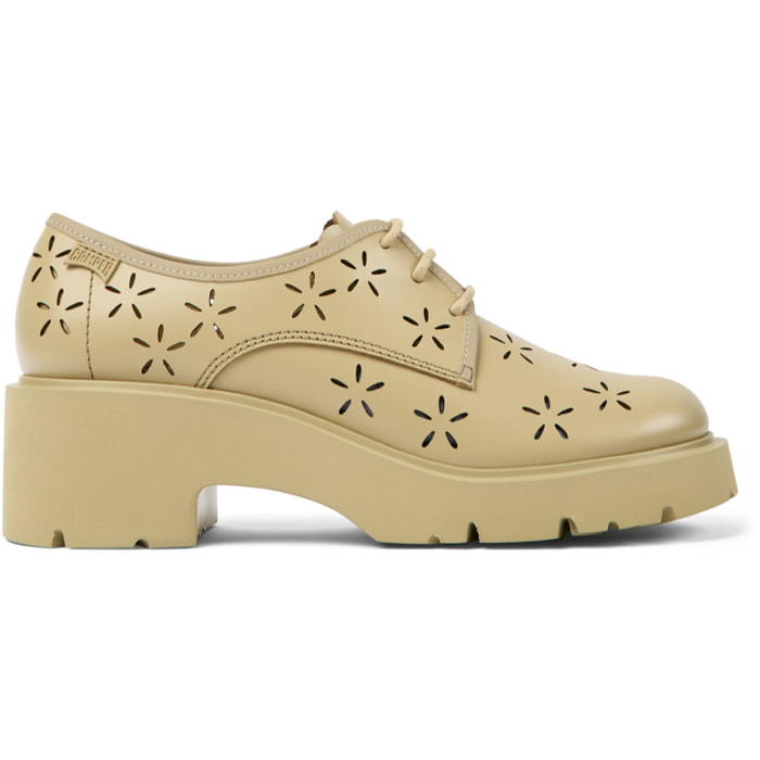 CAMPER Milah - Derbies Beige Mujer