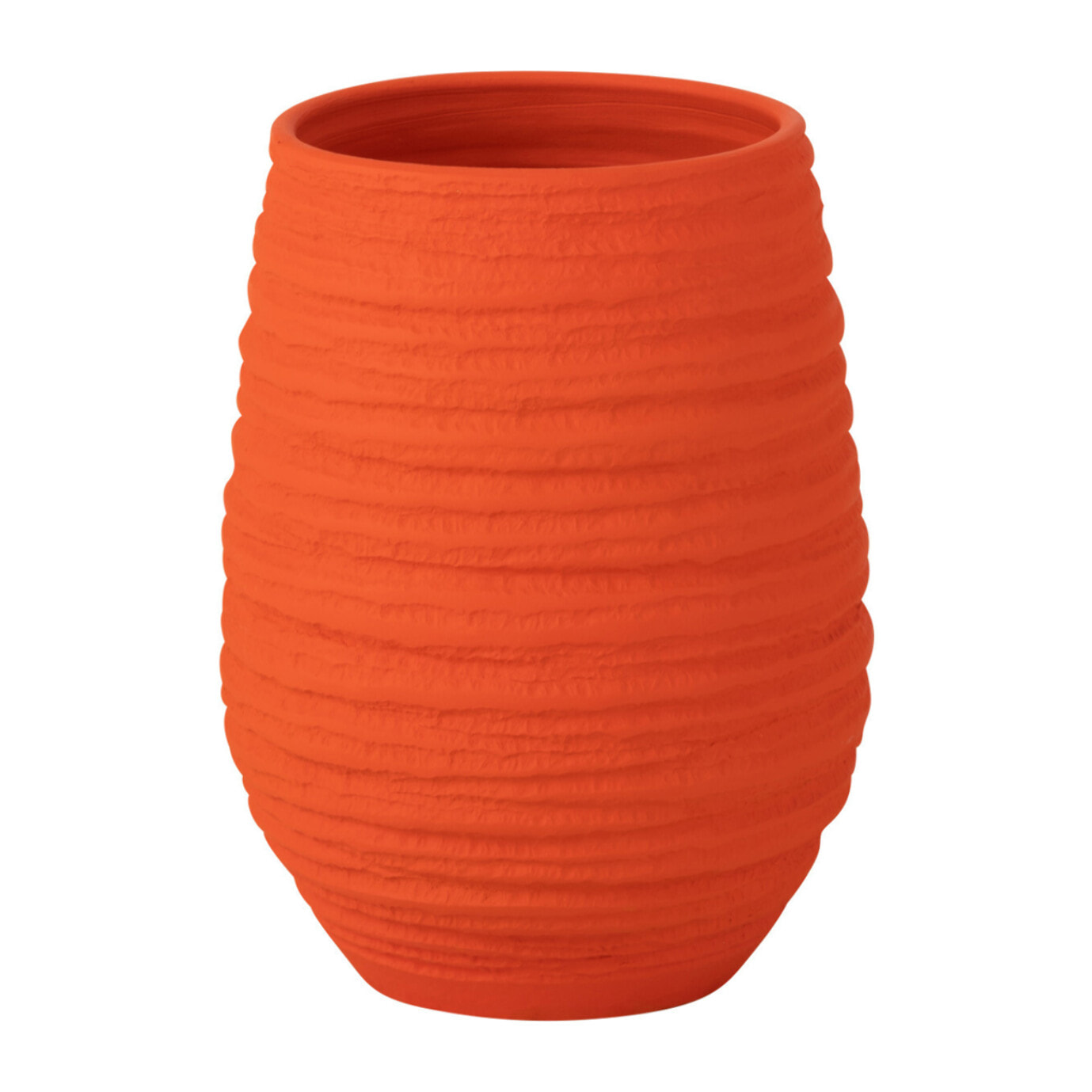 J-Line vase Fiesta - céramique - orange - medium - Ø 19 cm