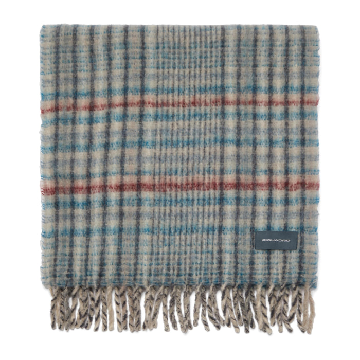 Piquadro Sciarpa in misto lana effetto mohair