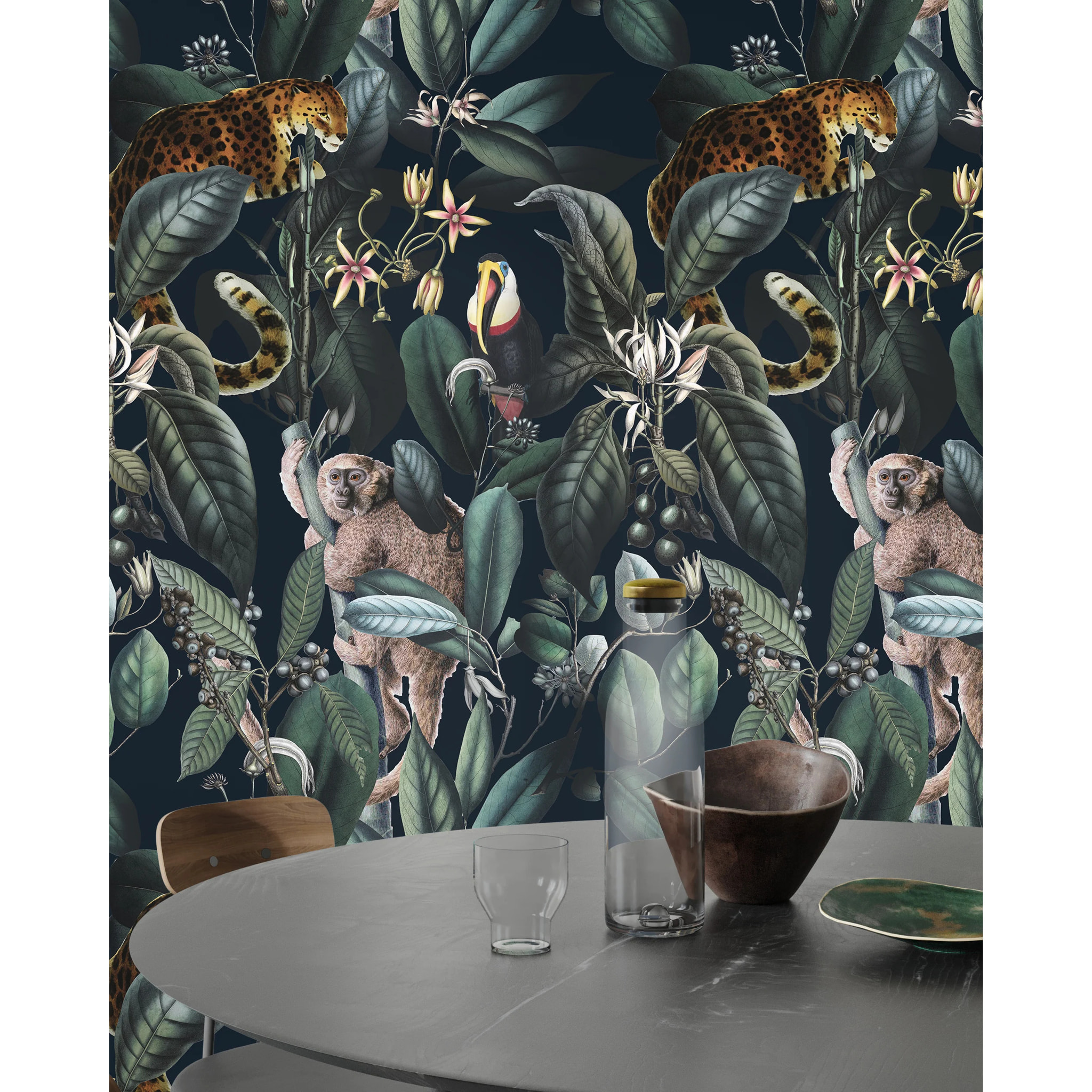 Carta da Parati Giungla Botanica