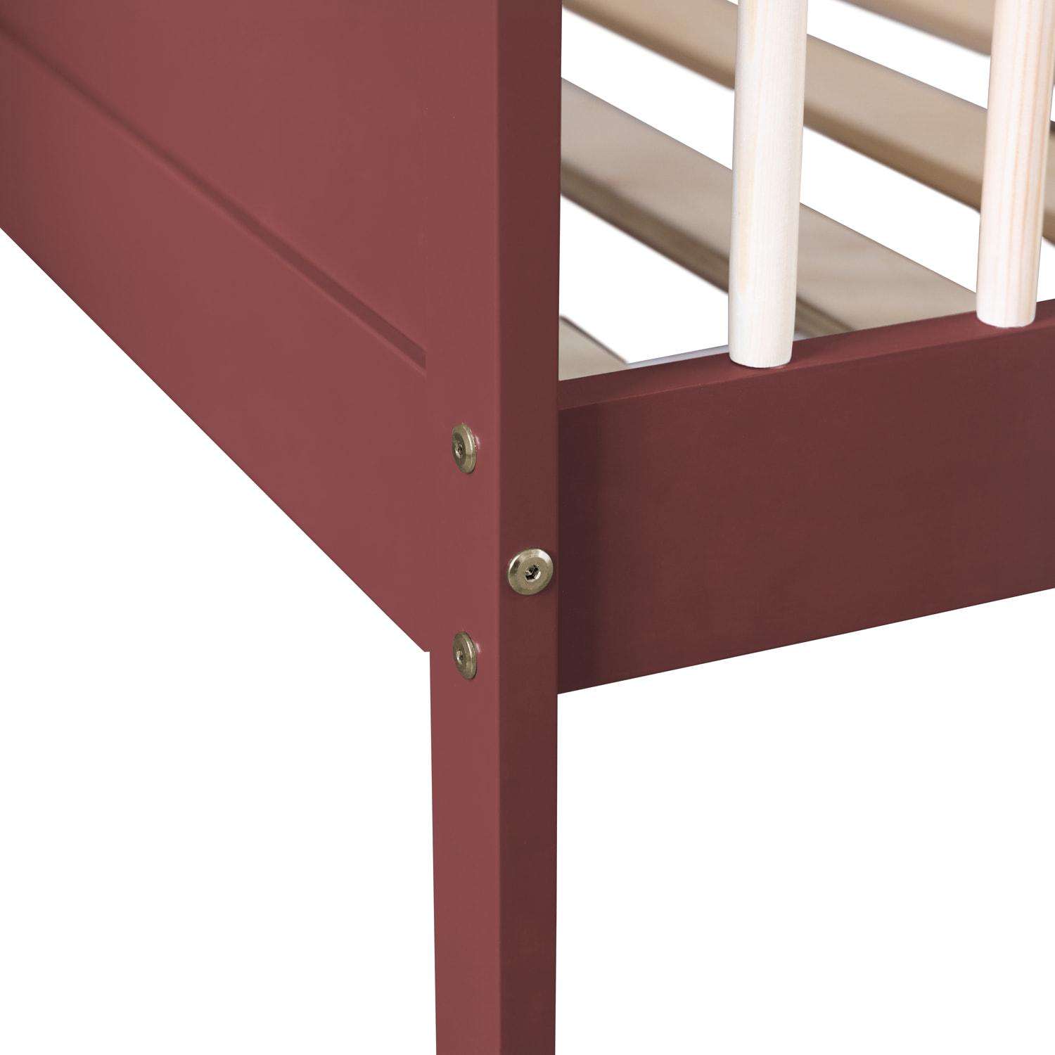 Lit pour enfant 190x90cm terracotta ADAM