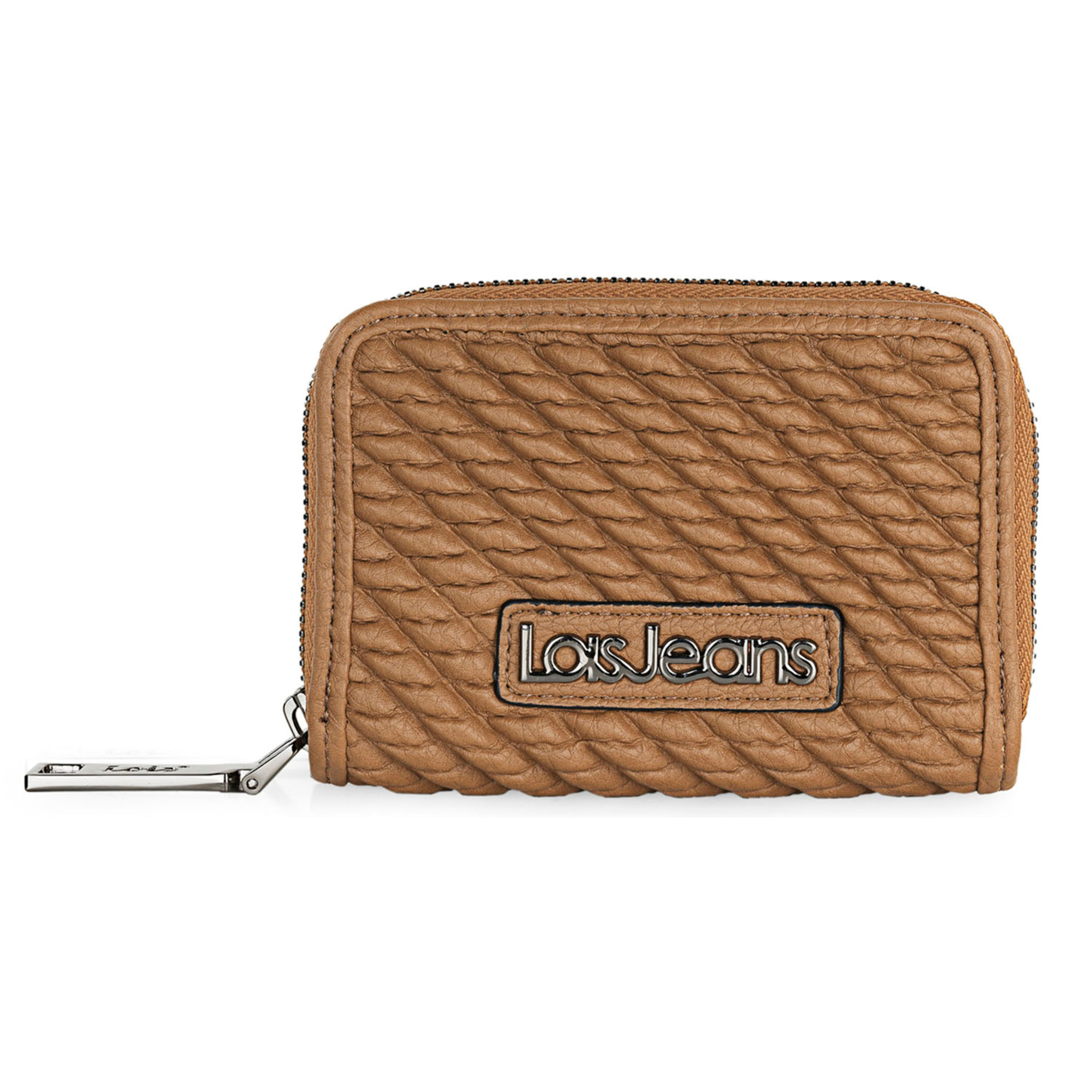 Tarjetero Monedero Lois Silverthrone Taupe