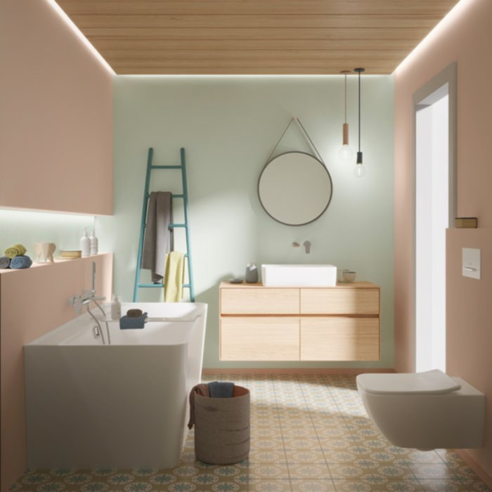 Baignoire droite murale VILLEROY ET BOCH Collaro