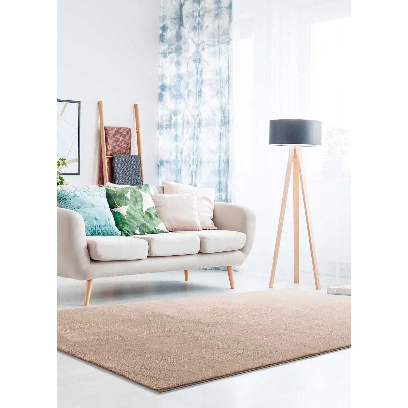 Alfombra Loft Liso Beige, varias medidas disponibles