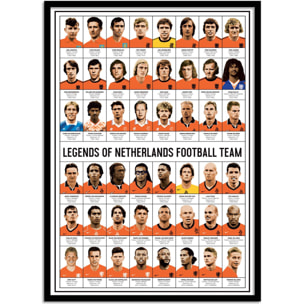 Affiche - Legends of Netherlands Football team - Olivier Bourdereau