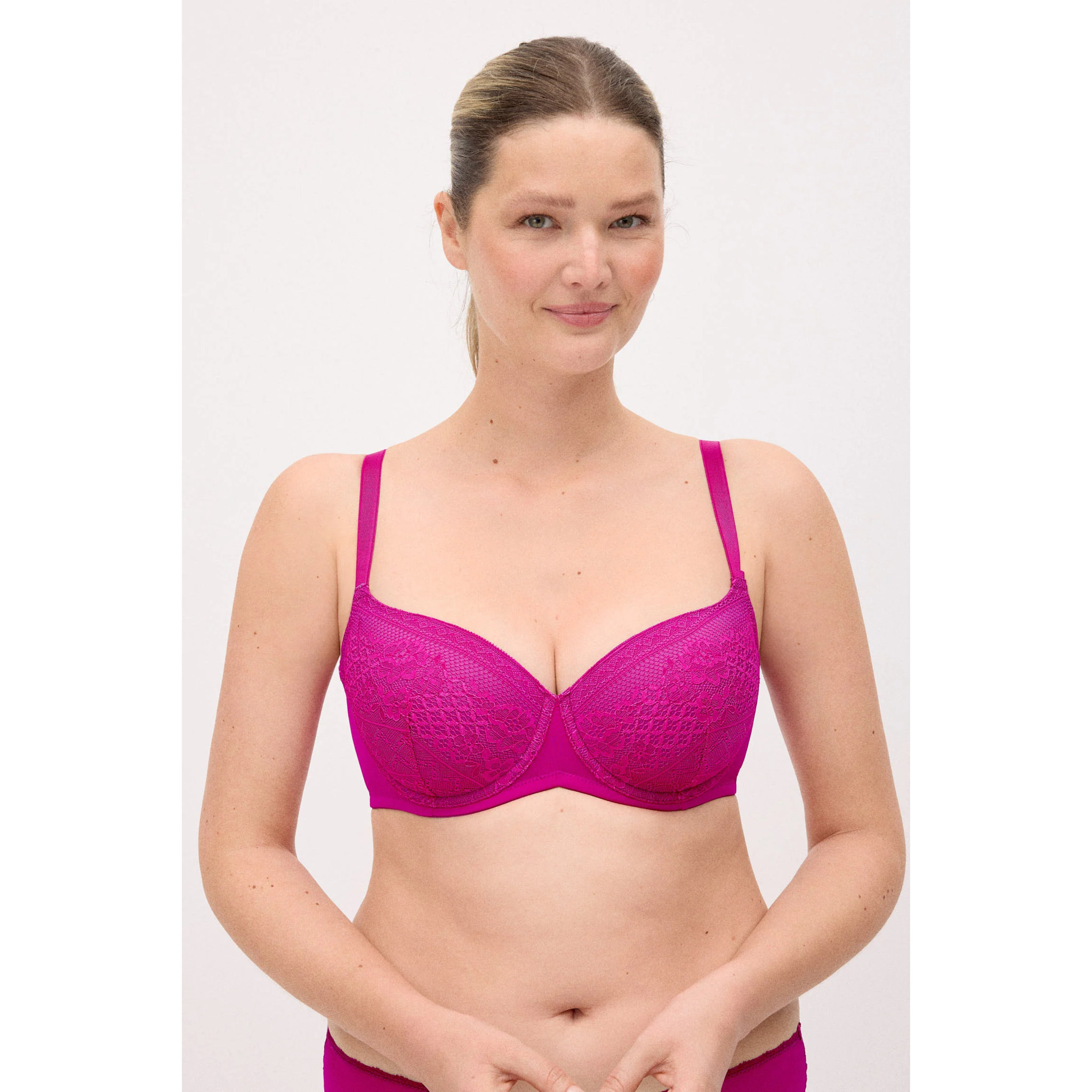 Reggiseno con ferretto con imbottitura Rosa