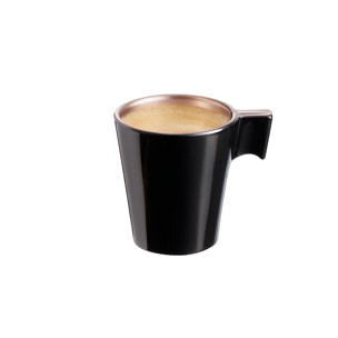 6 tazas 8 cl Negro Flashy - Luminarc