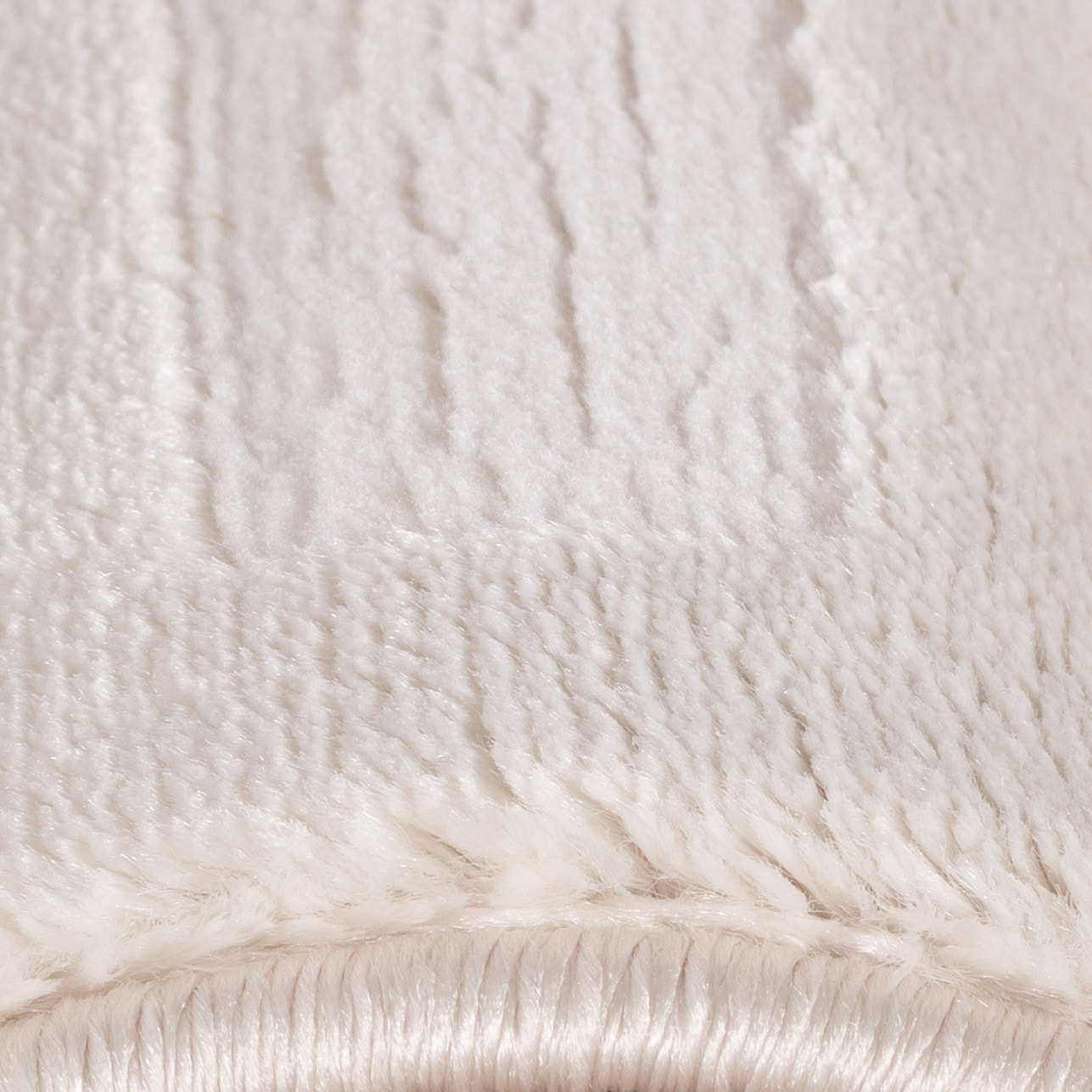 OIA - Tapis moderne à motif graphique nuance ton sur ton Creme