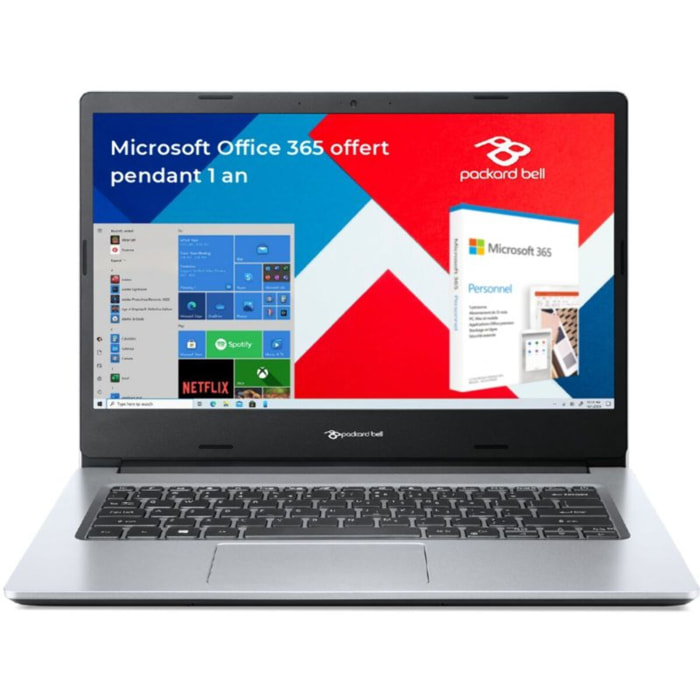 Ordinateur portable PACKARD BELL B114-33-C3N8 + Office 365 p