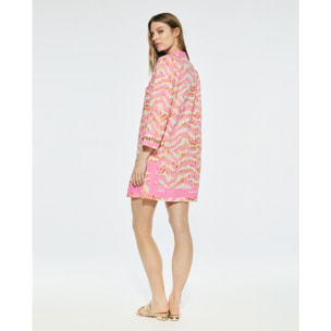 Dettaglio Kurta pietre sulla scollatura