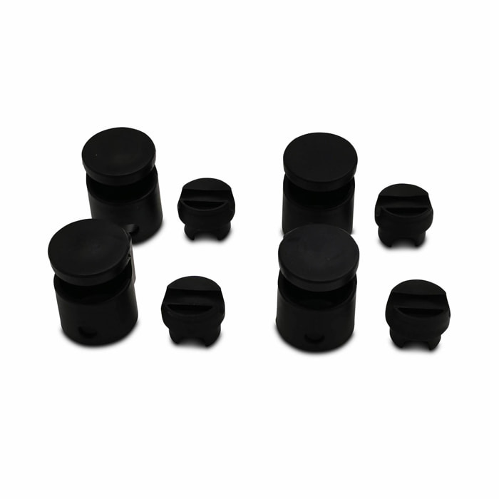 Lot de 4 capuchons de montant supérieurs de filet pour trampolines à filet intérieur sweeek (anciennement sweeek)