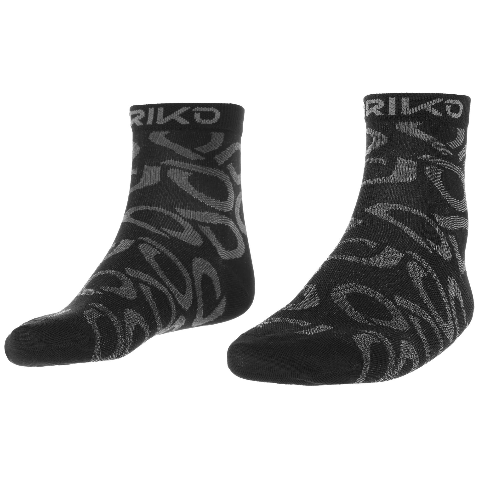 Calze Briko Uomo Donna Nero Short Socks 9Cm