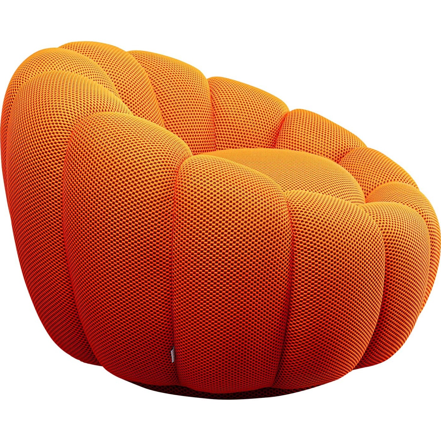 Fauteuil pivotant Peppo Bloom orange Kare Design