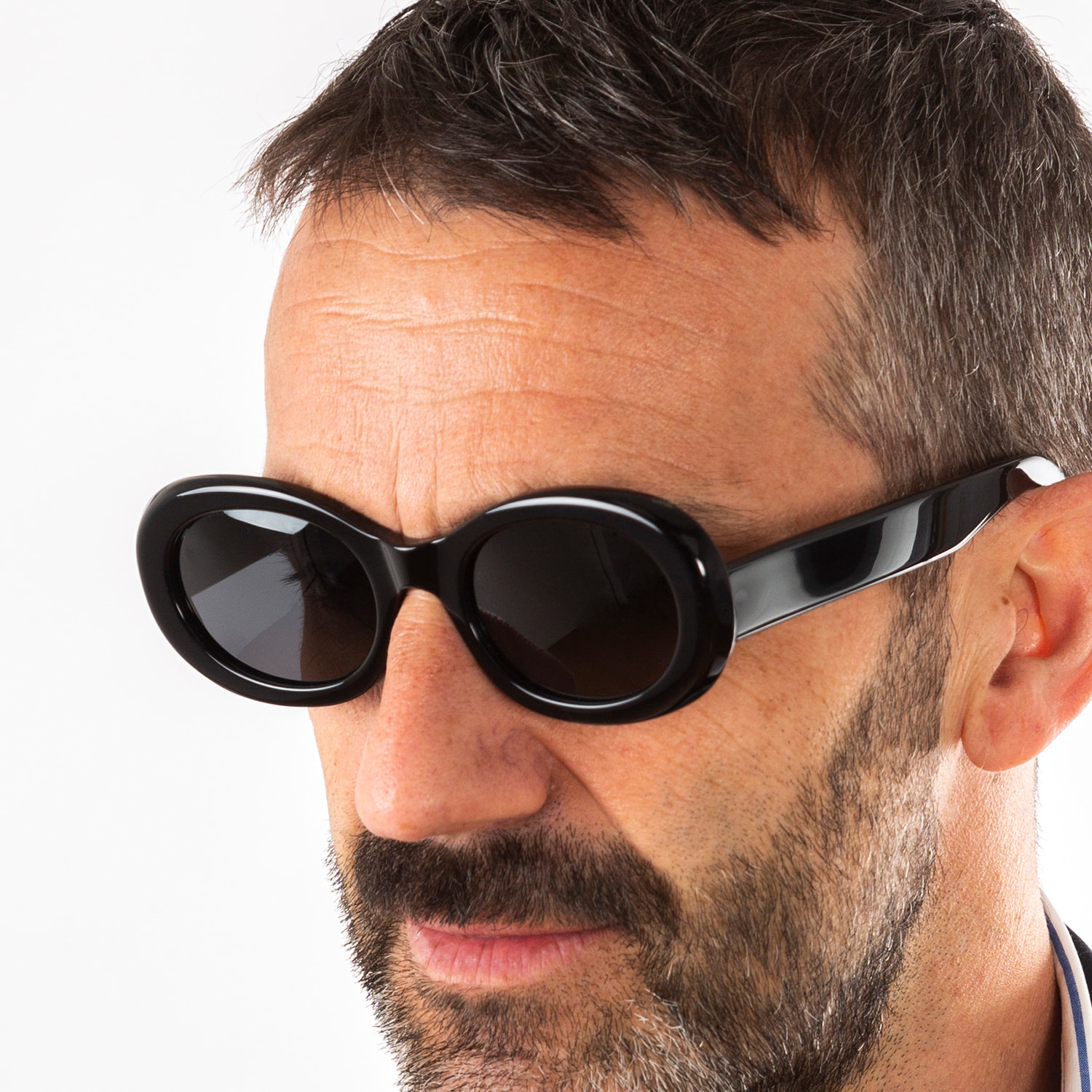 Gafas de sol OCEAN GENEVE - Negro brillante / Ahumada