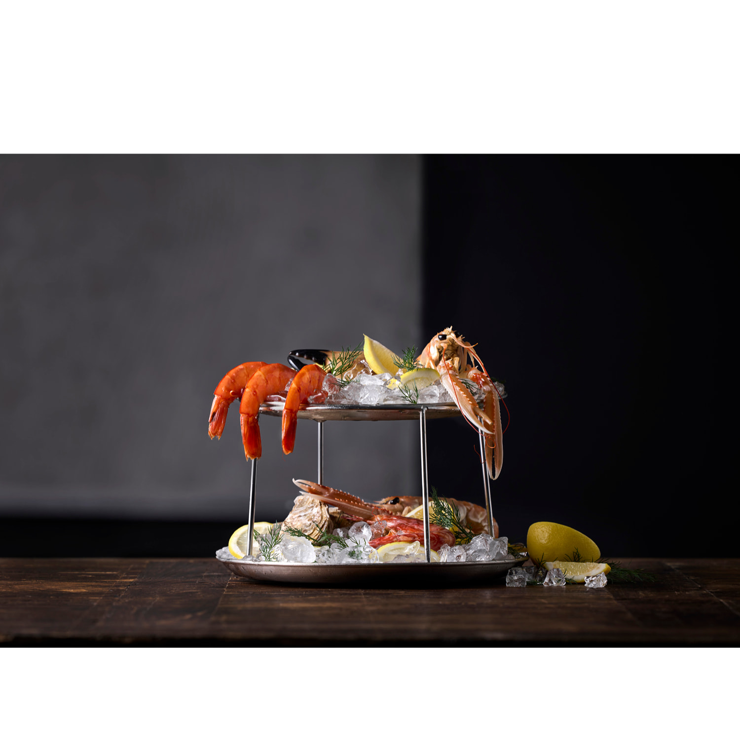 Plateau fruits de mer à étages