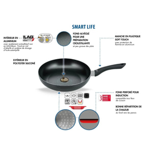 Poêle à frire 24 cm Elo Smart Life