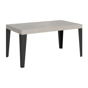 Tavolo allungabile 90x160/420 cm Flame cashmere gambe antracite