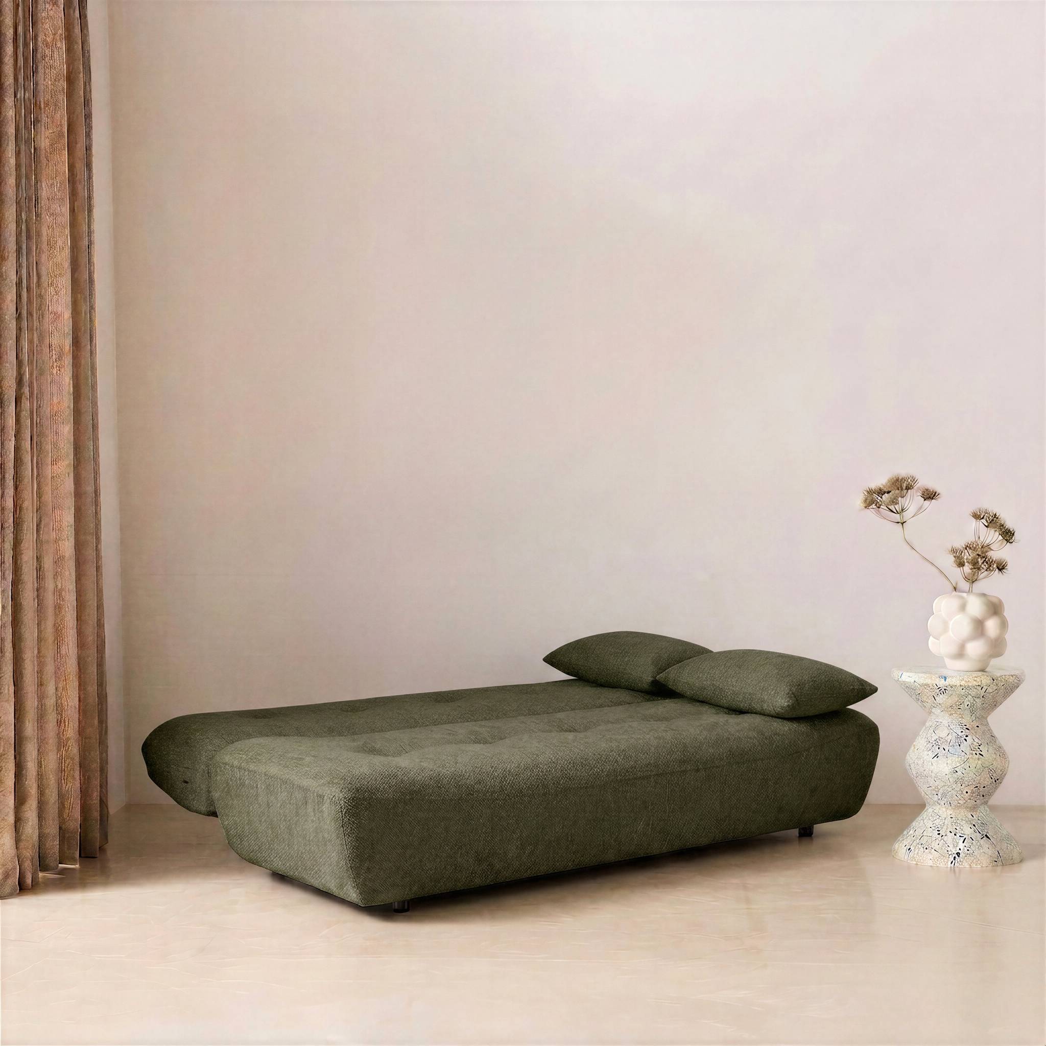 Banquette convertible tissu chenille 3 places KLIK