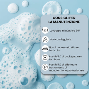 PARURE COPRIPIUMINO MATRIMONIALE KARMA - 100% Microfibra