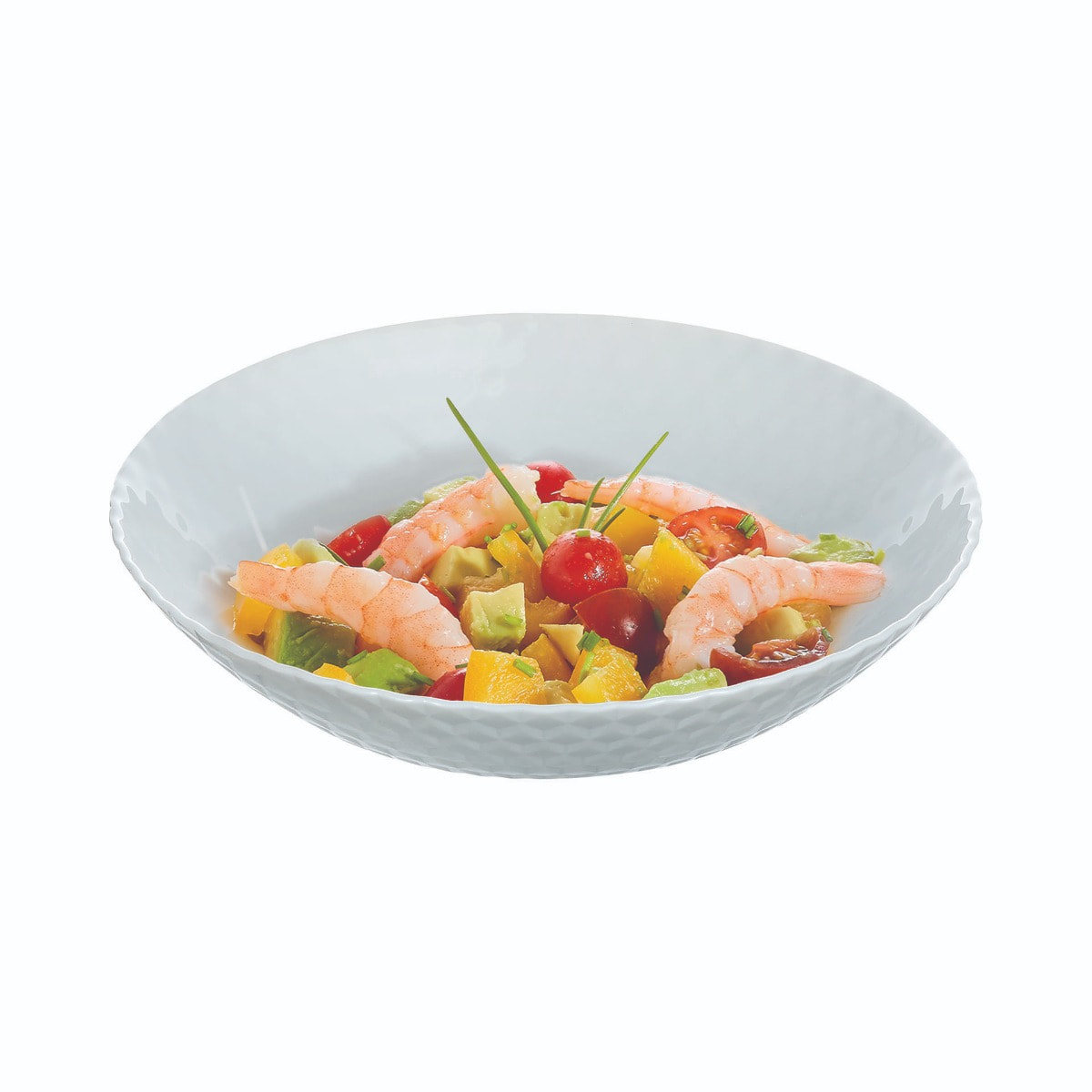 Assiette creuse grise 20 cm Pampille - Luminarc