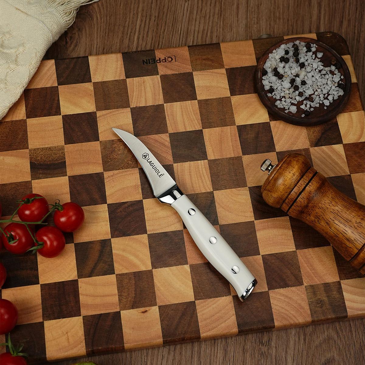 Couteau bec d'oiseau blanc   - "Elégance"