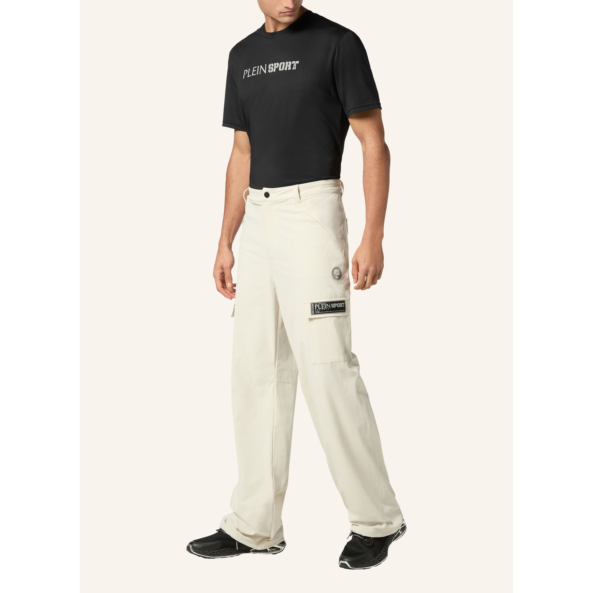 PLEIN SPORT Pantalones Cargo fit SCRATCH