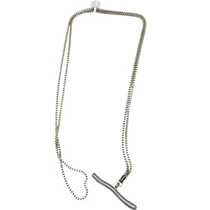 Collar Pendant doble o largo 90 plata 10µ