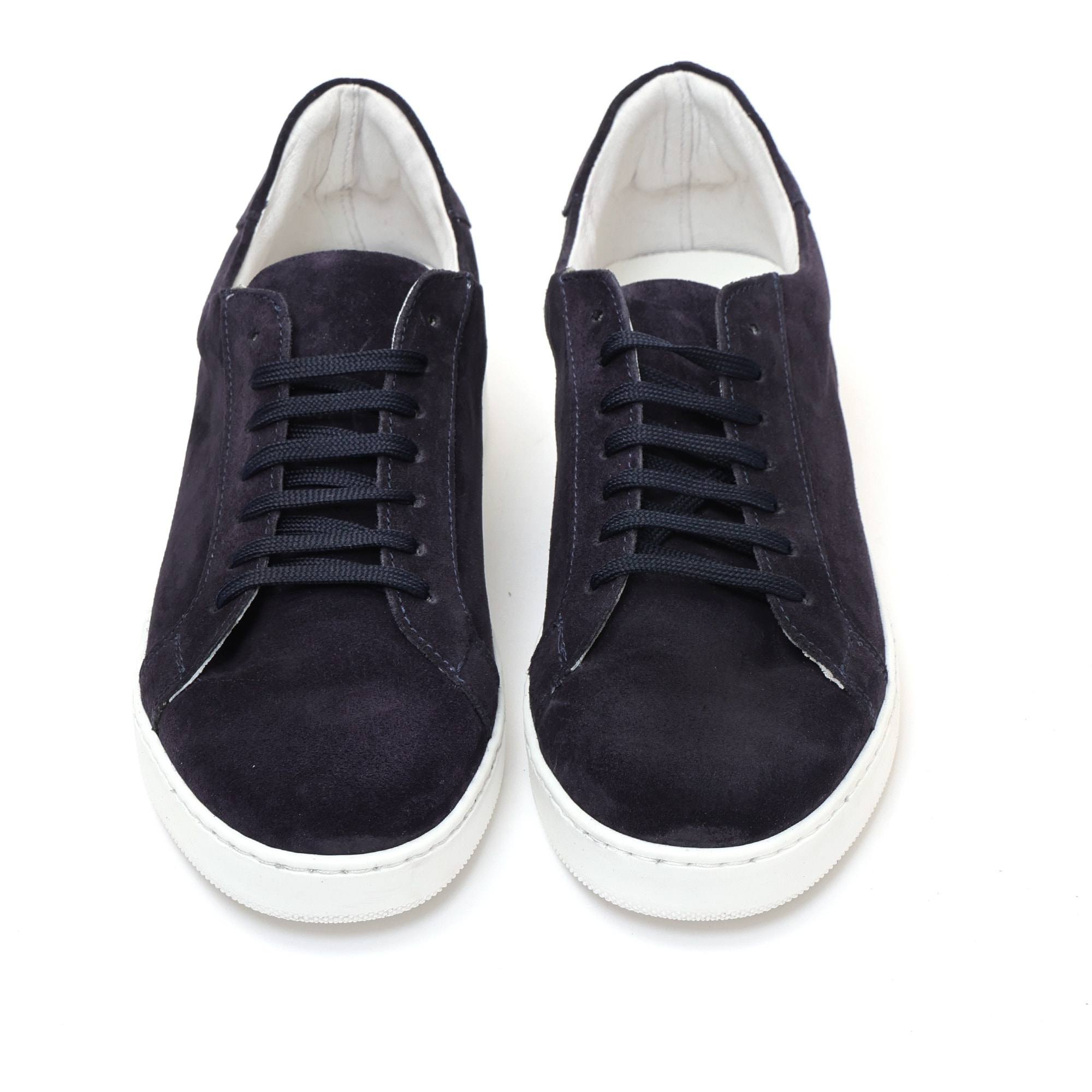 Sneakers stringate in camoscio