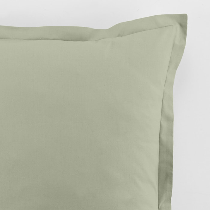 Paire De Taie D'oreiller 100%coton 57fils/2 Verveine