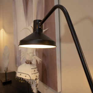 LAMPADAIRE TREPIED EN MÉTAL NOIR ET DORÉ 41X41XH158CM SNAKE