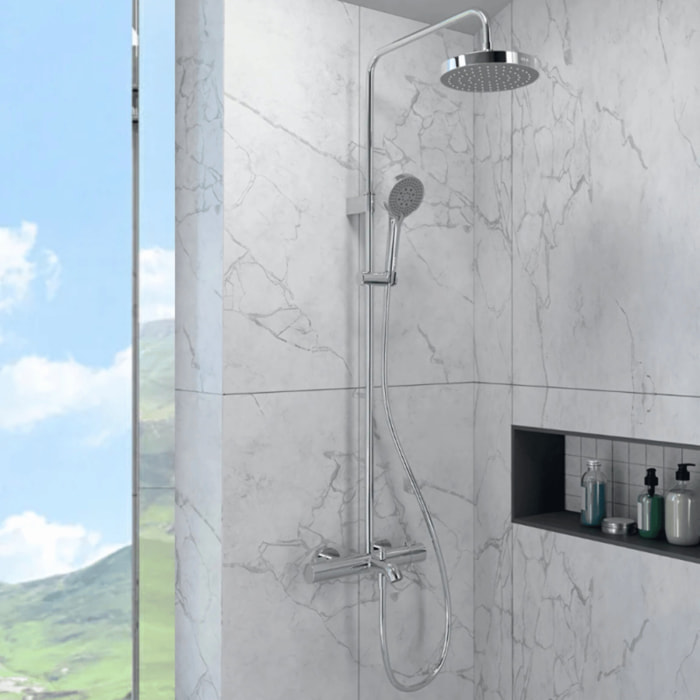 Colonne bain douche thermostatique Aquaheat Joy 220