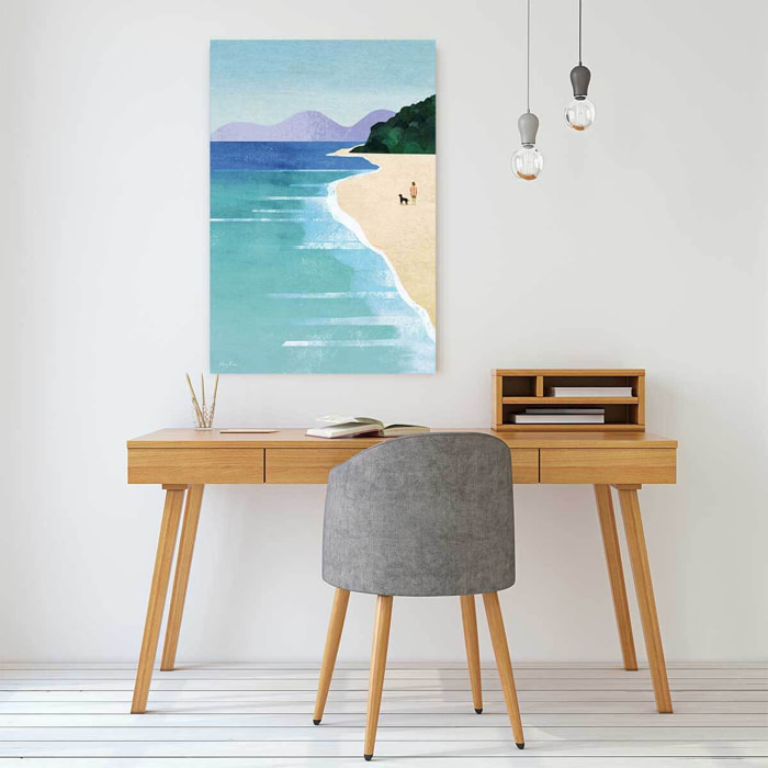 Tableau neo vintage beach girl iii  Tableau alu Dibond