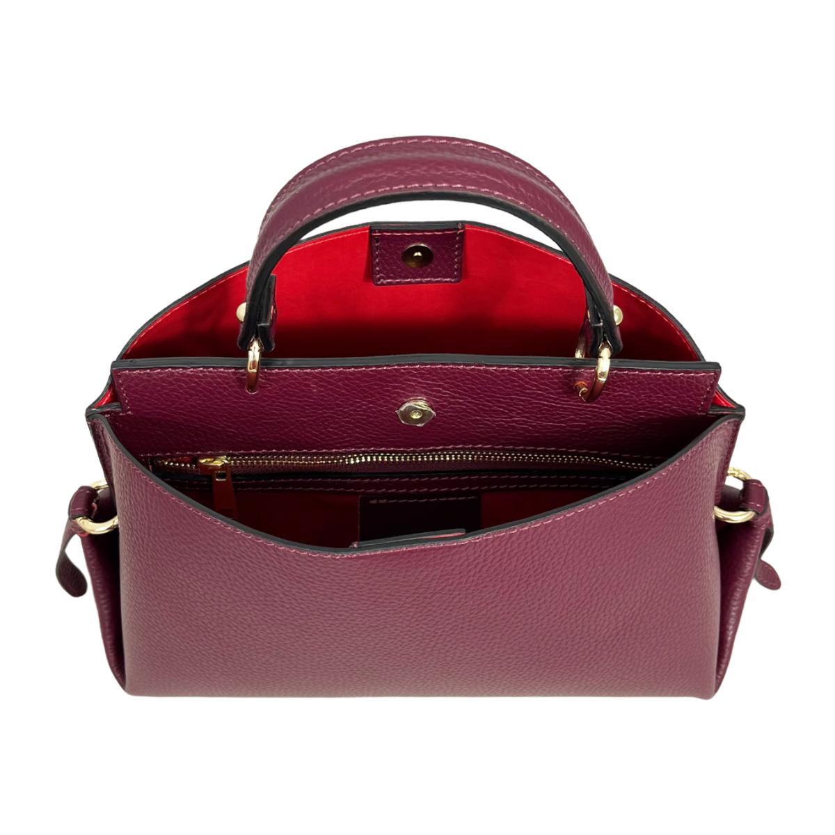 Borsa a mano Cheval Firenze Bianca Mini Bordeaux