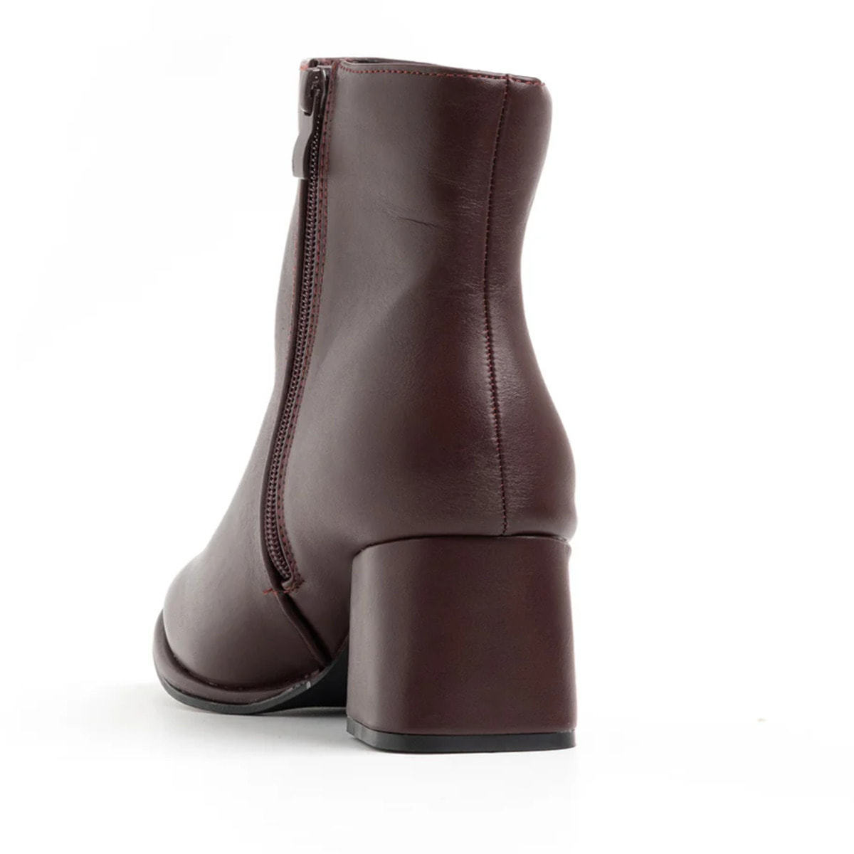 Tronchetto con punta squadrata - MARRONE