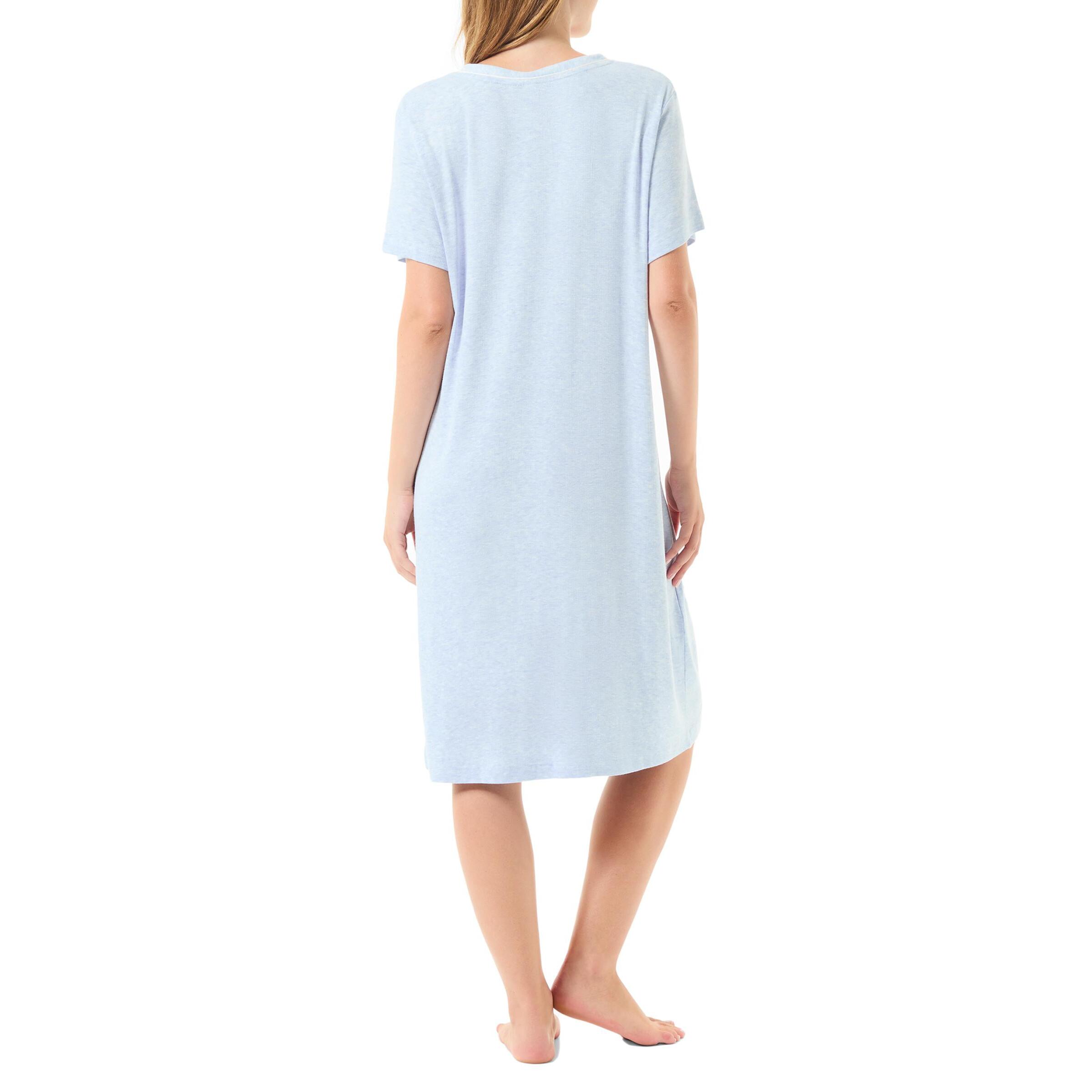 Camisón corto celeste