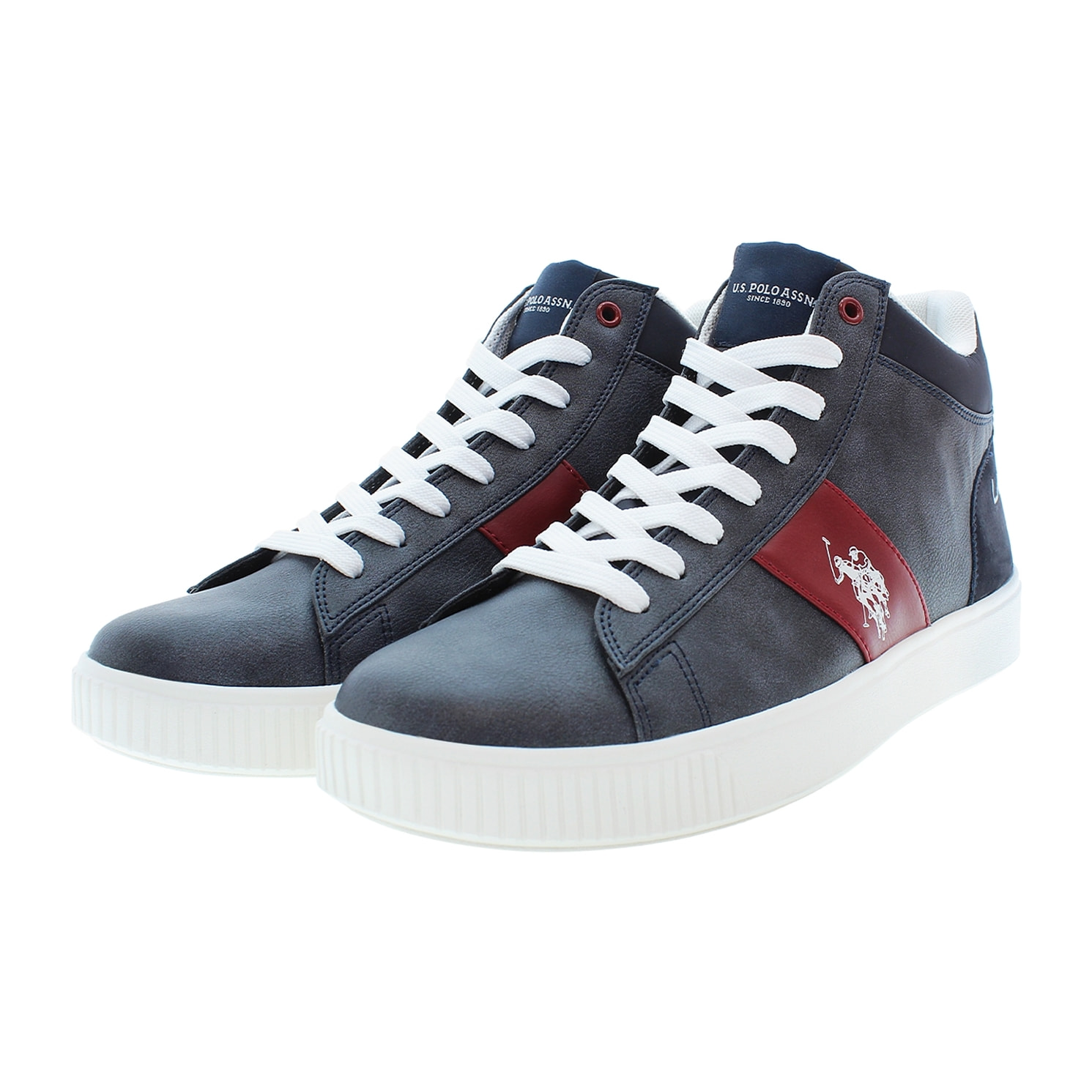 Sneakers U.S. Polo Assn. rosso scuro