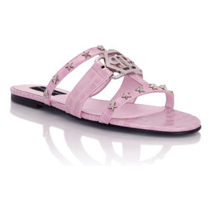PHILIPP PLEIN Cocco Print Slides Stars Hexagon