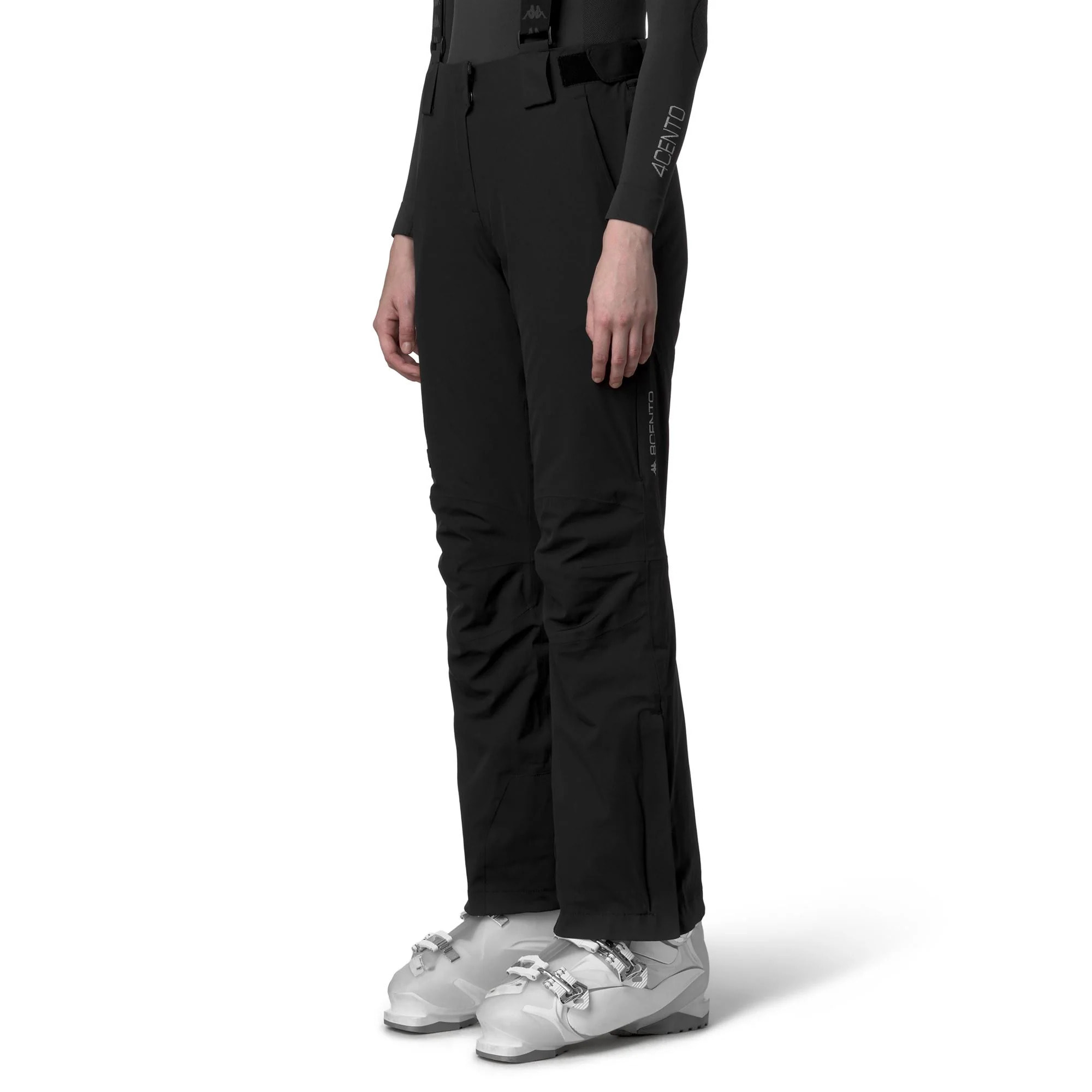 Kappa - Pantalones Mujer Negro - 8Cento 834